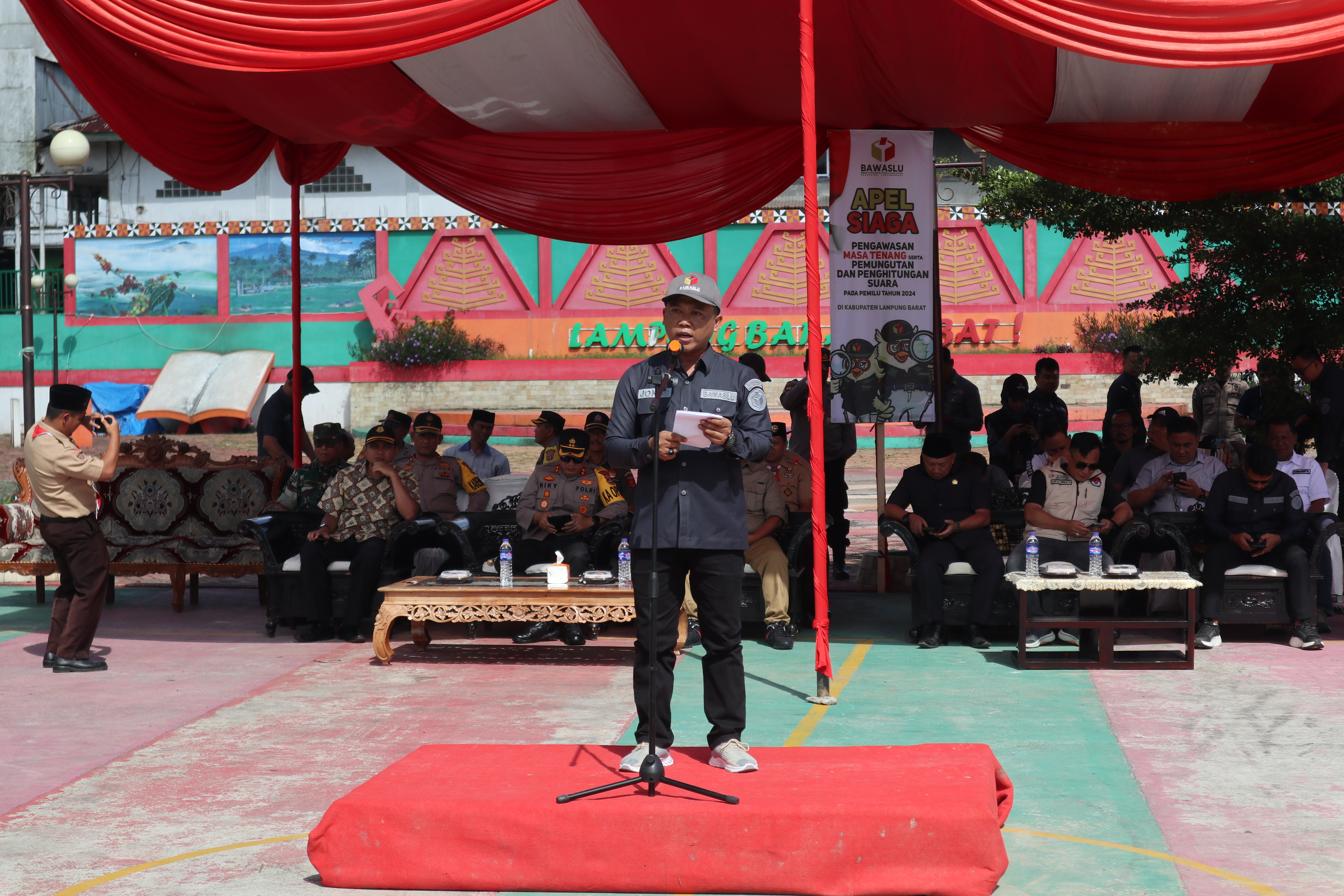 arahan pada Apel Siaga Pengawasan Masa Tenang