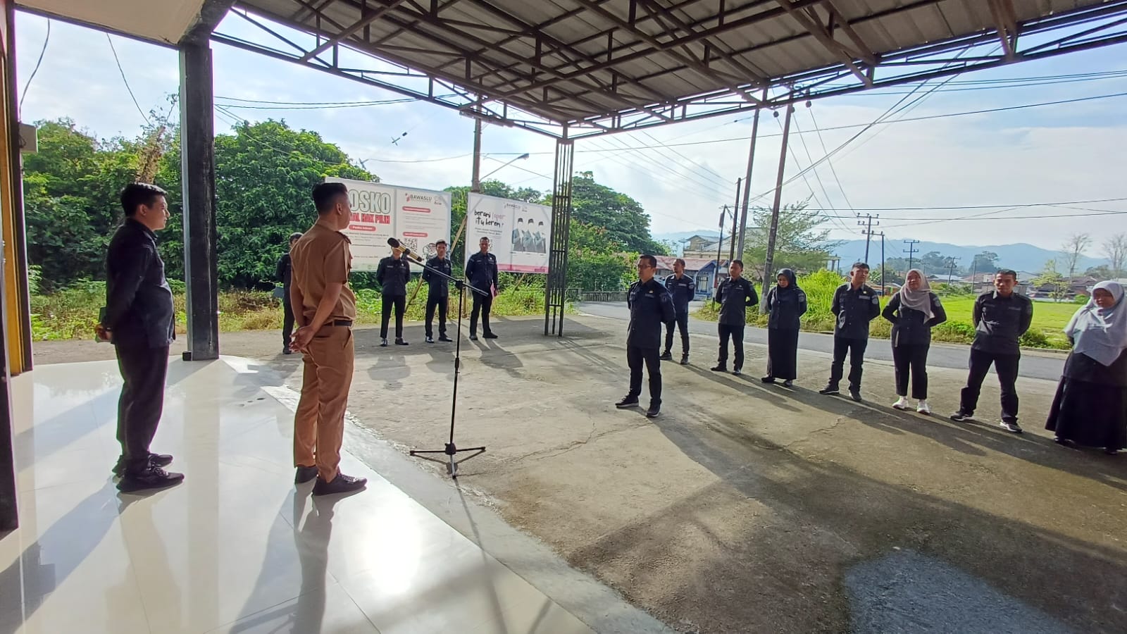Foto Saat Apel Rutin