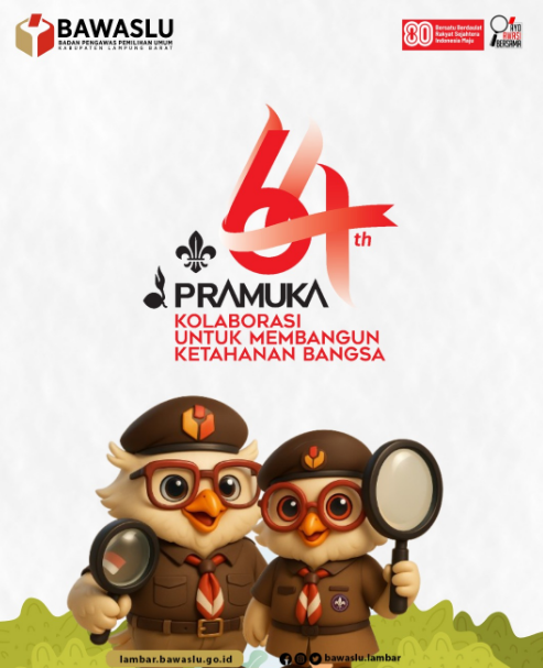 Foto Ucapan Selamat Hari Pramuka ke-64 Tahun
