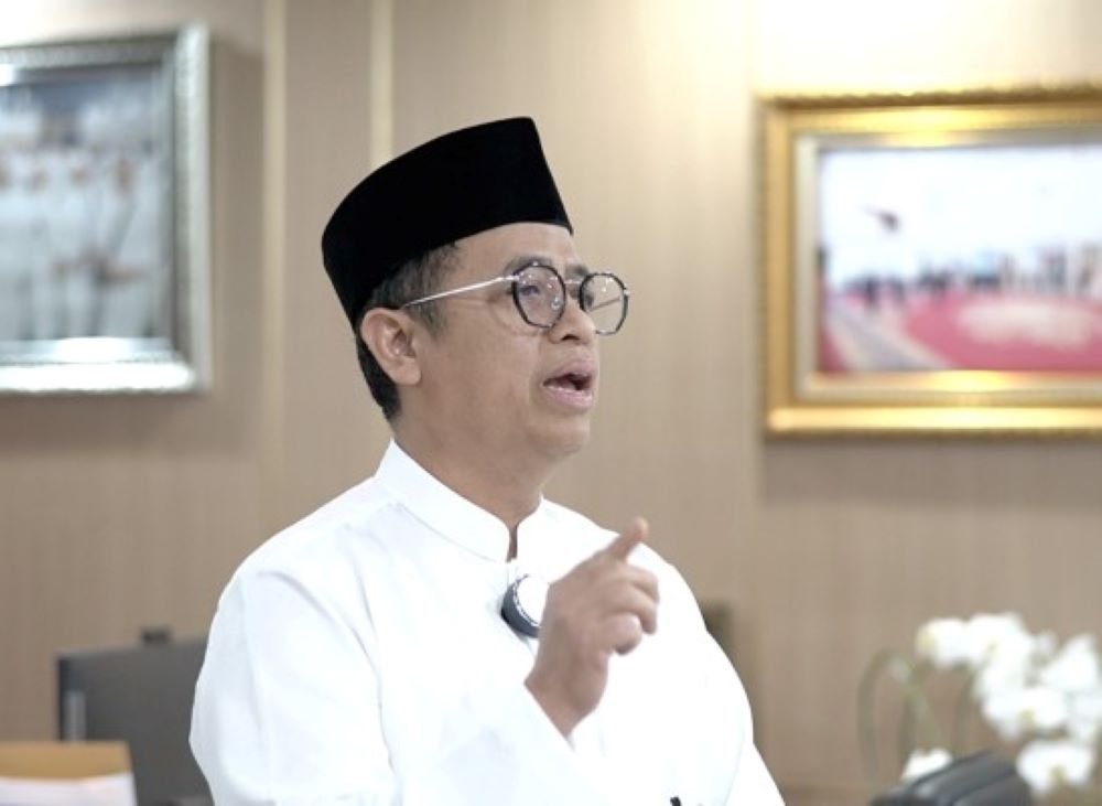 Anggota Bawaslu Puadi dalam kultum Ngabuburit Pengawasan dengan tema Refleksi Penanganan Pelanggaran Pemilu yang disiarkan melalui kanal YouTube Bawaslu RI pada Rabu (4/3/2026).