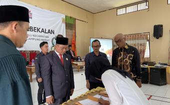 pendandatanganan berita acara