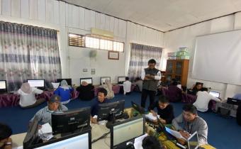 Ketua Bawaslu Lampung Barat Tes Tertulis