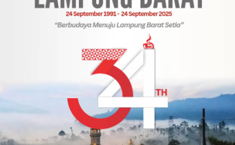 Ucapan Dirgahayu Lampung Barat Ke-34